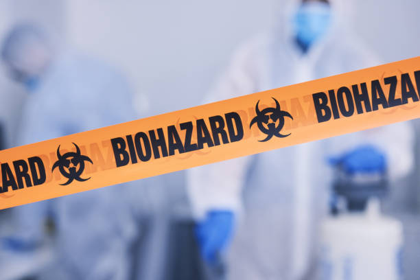 Professional Biohazard Cleanup technician working in Panama, NE